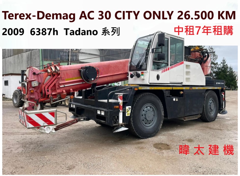 Terex Demag AC30 CITY ALL TERRAIN CRANE (4X4) 城市起重機